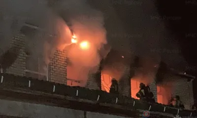 Под Орлом спасатели предотвратили взрыв газа в горящем здании рыбного цеха