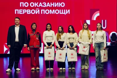 Фото 7. Орловские школьники и студенты научились оказывать первую помощь пострадавшим