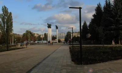 В Орле завершается благоустройство площади перед КДЦ «Металлург»