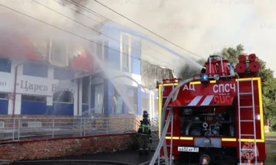 В Орле устанавливают причины пожара в кафе «Царёв Брод»