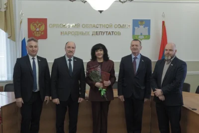 Фото 4. В День российской печати в Орле чествовали работников СМИ