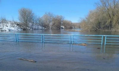 В Мценском районе под воду ушли два моста
