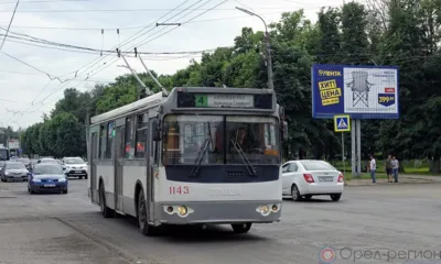 Орловцев предупредили о временном изменении троллейбусного маршрута