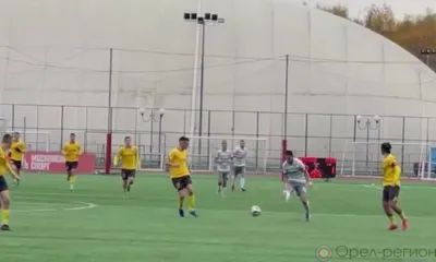 ФК «Орёл» сыграл с московским «Строгино» со счётом 2:0