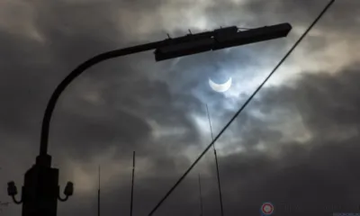 25 октября многие орловцы наблюдали солнечное затмение