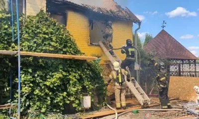 Под Орлом из-за неисправности электрооборудования сгорел жилой дом