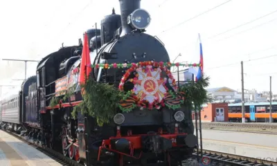 На железнодорожный вокзал Орла снова прибудет Поезд Победы