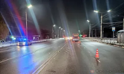 В Орле мужчина попал под колёса маршрутки
