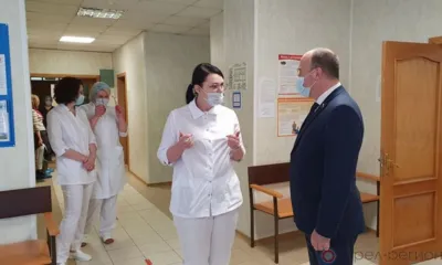 Председатель облсовета Леонид Музалевский совершил рабочий визит в Орловский противотуберкулёзный диспансер