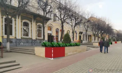 В Орле на улице Ленина приведут в порядок облицовку клумб
