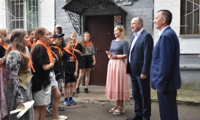 Леонид Музалевский и Михаил Вдовин посетили детский санаторий «Орловчанка»
