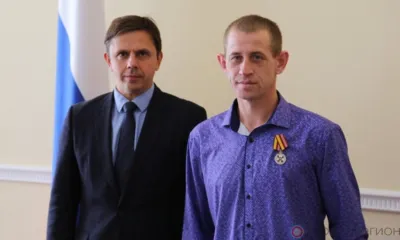 Орловский участник СВО Андрей Колбанов награждён медалью «За воинскую доблесть»