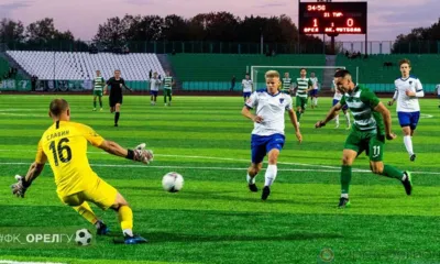 Футбольный клуб «Орёл» дома разгромил тамбовскую «Академию футбола»