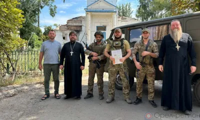 Орловская епархия передала в зону СВО автомобиль