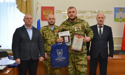 Орловским участникам СВО вручили медали ветерана боевых действий