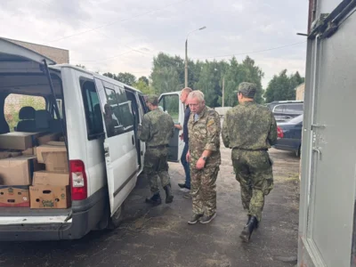 Фото 2. Из Орла отправлена очередная партия гуманитарной помощи российским военным