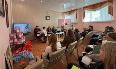 Фото 1. Валерия Клычкова пообщалась с будущими мамами из Мценска