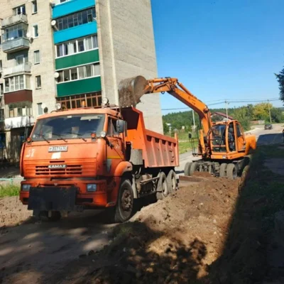 Фото 1. В Отрадинском Мценского района капитально ремонтируют дорогу
