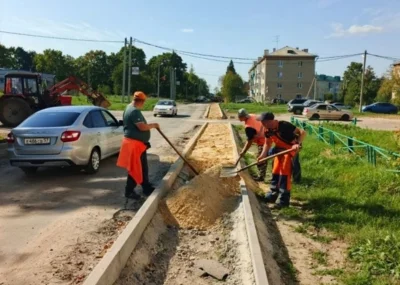 В Отрадинском Мценского района капитально ремонтируют дорогу