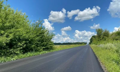 Продолжается ремонт участка автодороги Дросково — Колпна