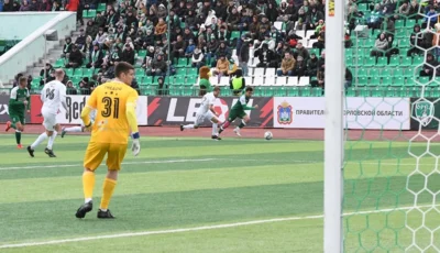 Фото 1. ФК «Орёл» в первом домашнем матче сезона сыграл вничью