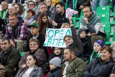 Фото 1. Встреча «Орла» и «Зенита» закончилась ничьей