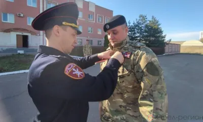 Новости Росгвардии: Сотрудникам орловского ОМОН «Крепость» вручили госнаграды