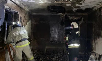 Орловские пожарные тушили жилой дом