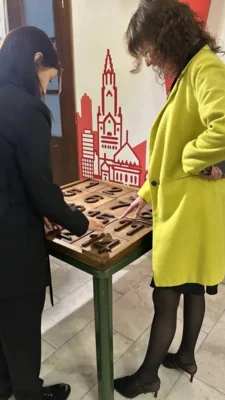 Фото 3. Выборы во Дворце пионеров и школьников им. Ю. А. Гагарина в Орле проходят в творческой обстановке