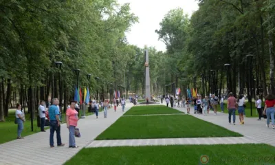 В День города в Орле после масштабной реконструкции торжественно открыли парк Победы. Фоторепортаж