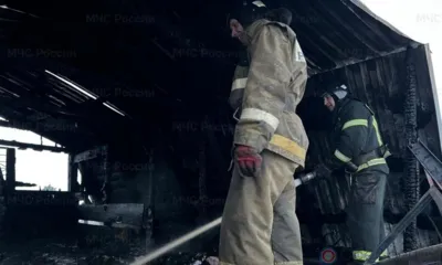 Утром под Орлом сгорел дачный дом