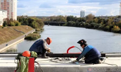 В Орле реконструкция Красного моста подходит к завершению