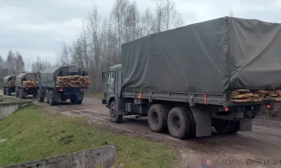 Из Орла десантникам на курском приграничье передали берёзовые доски