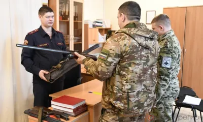 Очередная партия гражданского оружия передана из Орла в зону СВО