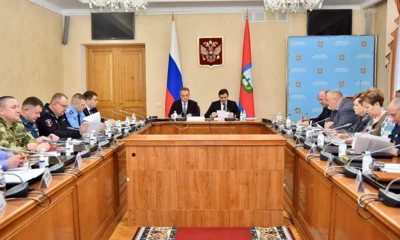 Андрей Клычков и Вячеслав Князьков провели совместное заседание АТК и оперштаба Орловской области