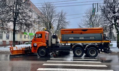 На Орловщине к зиме заготавливают пескосоляную смесь