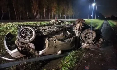 Под Орлом водитель Мерседеса не справился с управлением