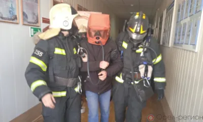 В здании вневедомственной охраны орловского управления Росгвардии «загорелось» служебное помещение