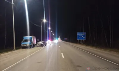 Под Орлом ВАЗ протаранил ГАЗ