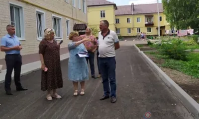 Ливенцы довольны итогом благоустройства дворов