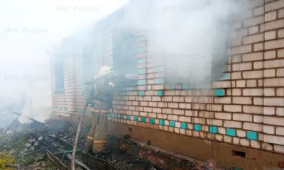 74-летняя орловчанка была госпитализирована после пожара в доме