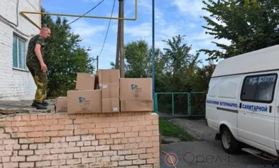 Россельхознадзор по Орловской и Курской областям отправил гуманитарный груз в полевой госпиталь