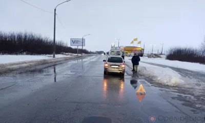 В Ливнах на дороге сбили женщину
