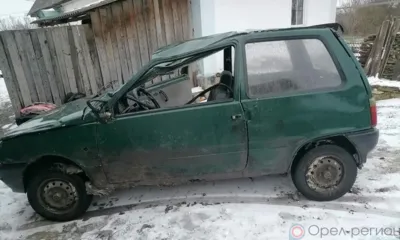 В Орловской области «Ока» вылетела в кювет и перевернулась