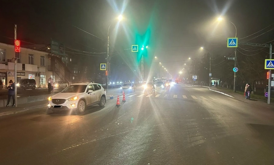 В Орле водитель Mazda сбила на переходе 70-летнего мужчину