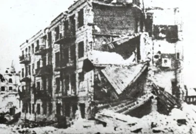 Дом Павлова, оборона которого продолжалась с 27 сентября по 25 ноября 1942 года. Сталинград