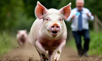 В орловской глубинке жители вынужденно привили собак, свиней и овец от бешенства