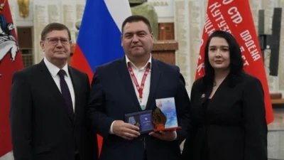 Главврачу орловской больницы вручили медаль «За помощь фронту»