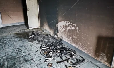 В Орле в подъезде многоэтажки сгорела детская коляска