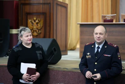 Фото 1. Орловские школьники отправились в полицию